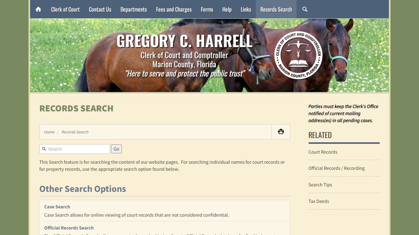 Records Search - Marion County Clerk